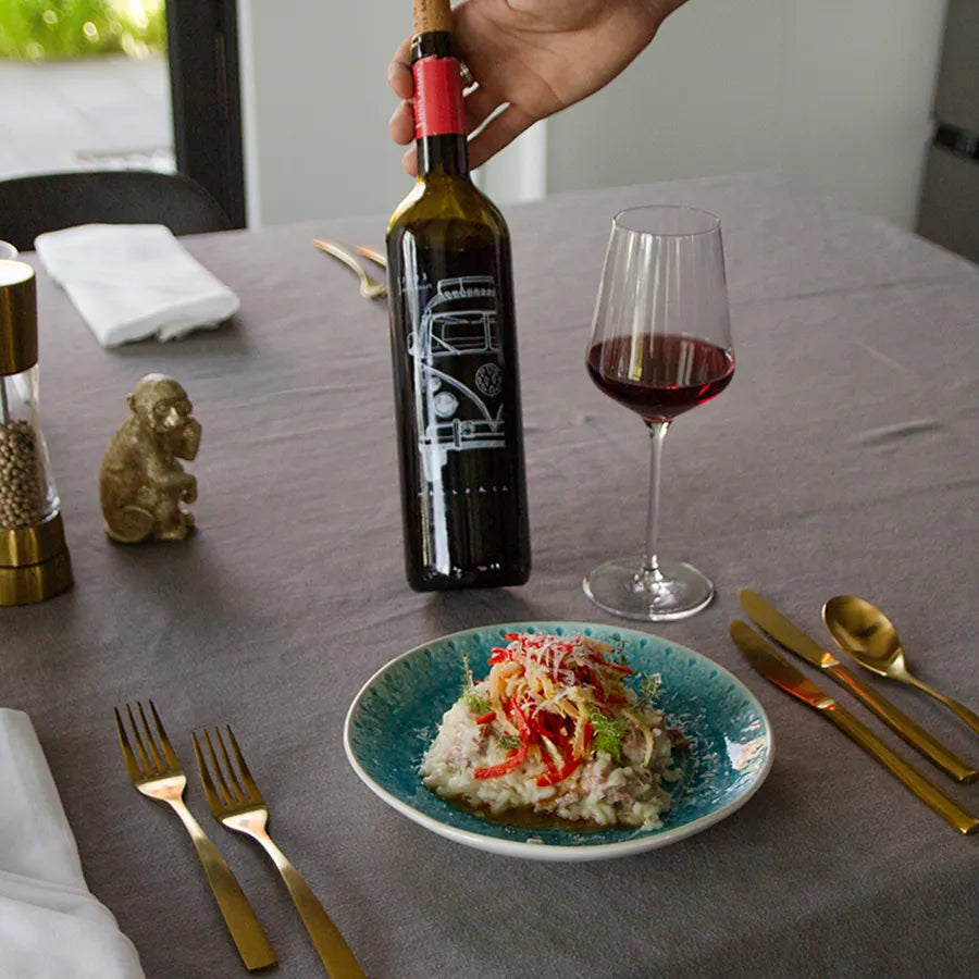 Risotto mit Rotwein